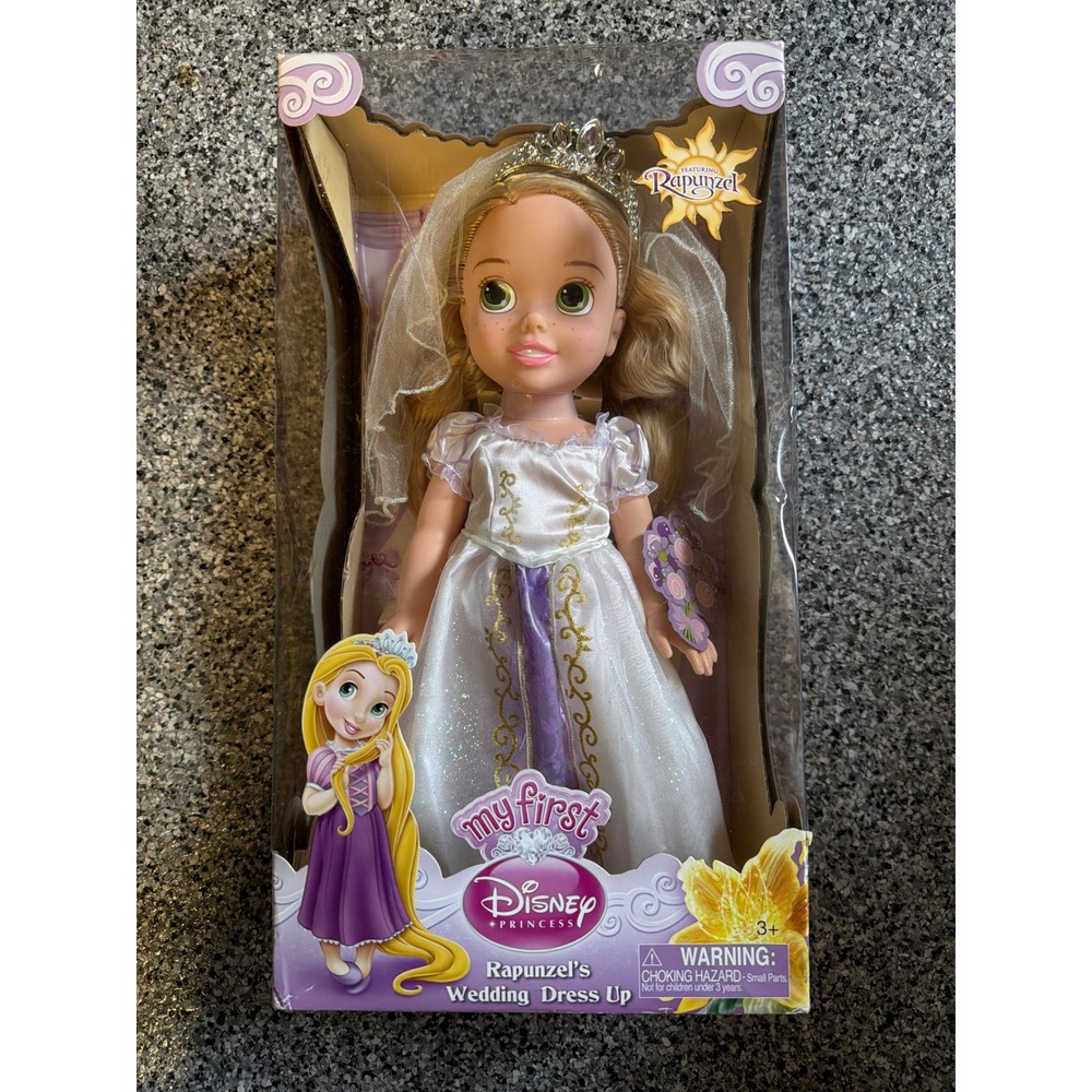 Disney Princess‎ My First Rapunzel Wedding Dress Up Doll Tangled Pacific New